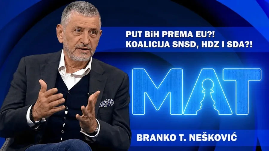 Гдје је БиХ на карти геополитичких промјена?! Коалиција СНСД, ХДЗ и СДА? || Бранко Т. Нешковић - МАТ