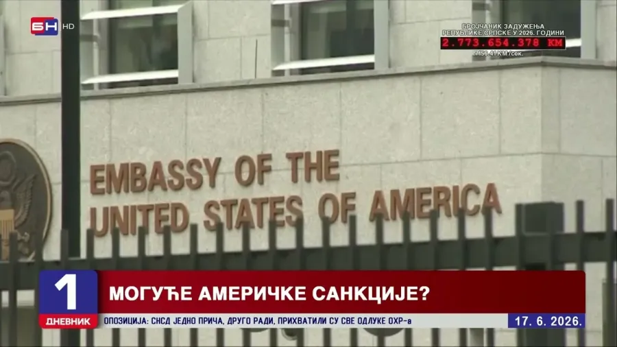 Iz Američke ambasade poručili: Moguće sankcije onima koji destabilizuju BiH