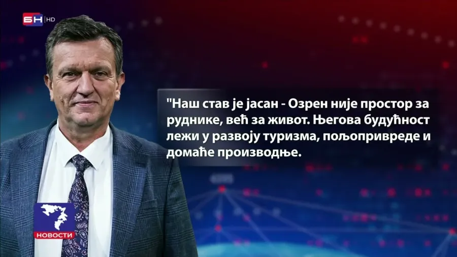 Ozren mora ostati planina života, a ne rudnika