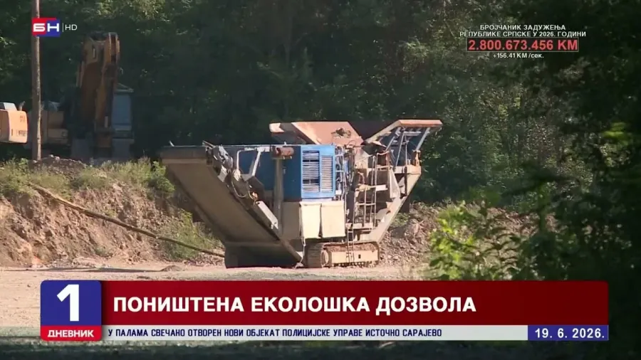 Treći put poništena ekološka dozvola za rudnik Bistrica