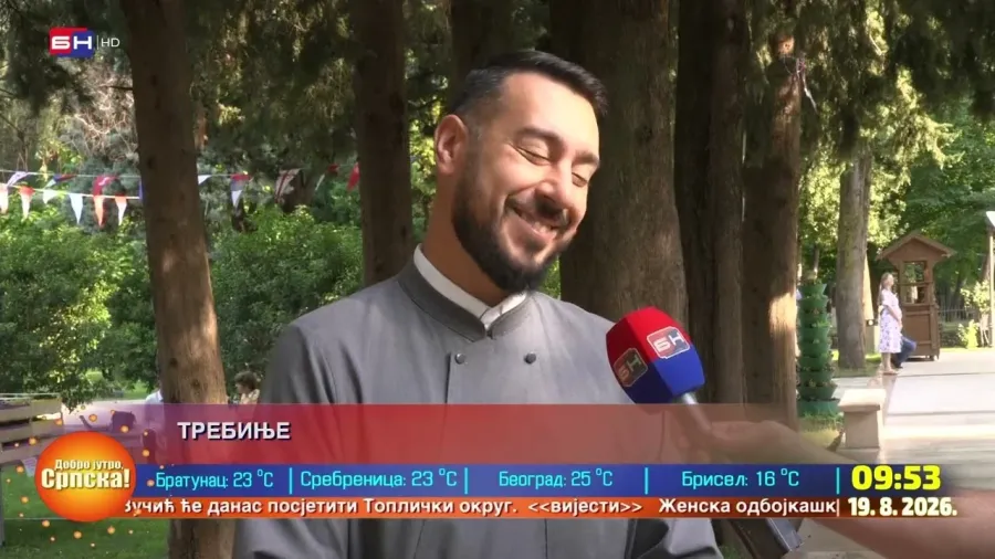 Свештеник Душан Шаровић: На Преображање постоји један лијеп обичај - освећење грожђа