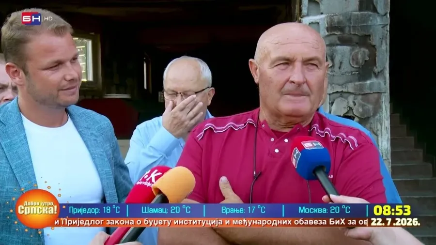 Stanivuković posjetio porodicu Majstorović koja je ostala bez imanja u požaru