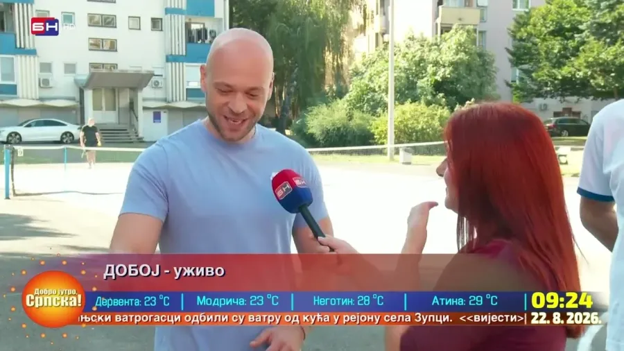 Добој: Улични турнир у тенису “Урије 2026” окупио 16 такмичара