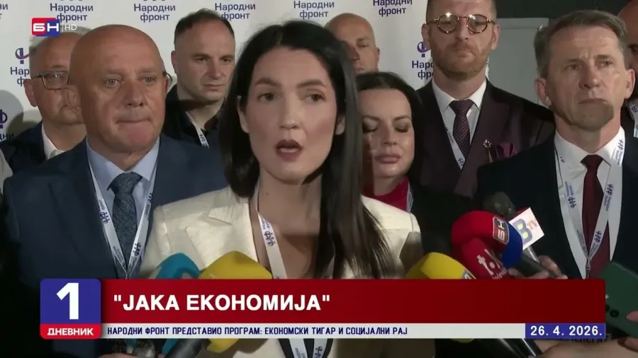 Narodni front predstavio program: ekonomski tigar i socijalni raj