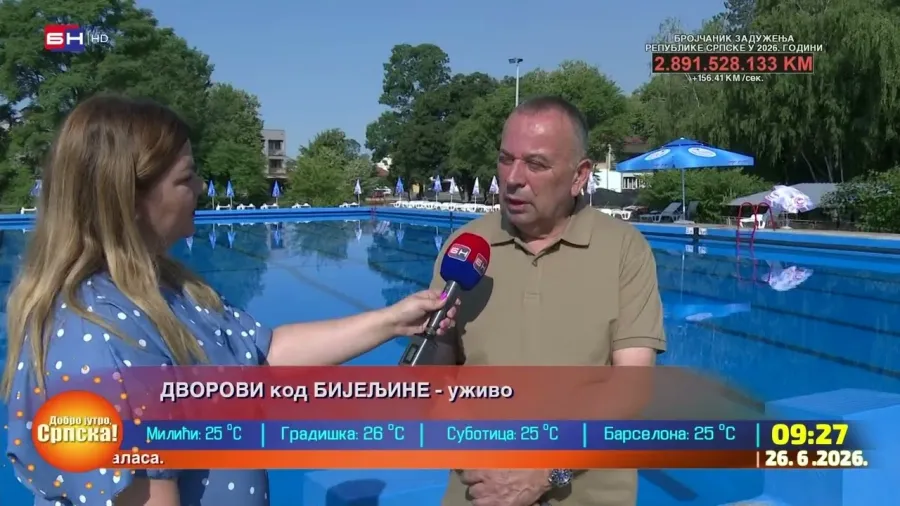 Milorad Zekić: Bazeni Banje Dvorovi su savršeno mjesto za uživanje i odmor