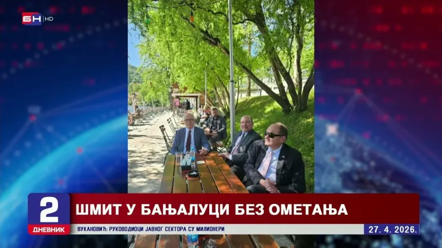 Šmit u Banjaluci, niko ga nije ometao, iako su vlasti prijetile da će ga uhapsiti kad uđe u RS