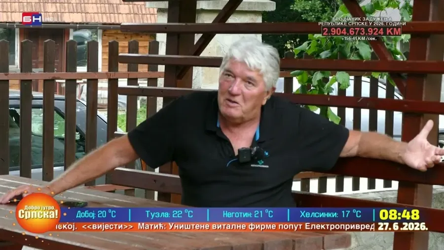 Dragojle Jevđić zaradio penziju u Kragujevcu pa se vratio u rodni kraj selo Nebogovine