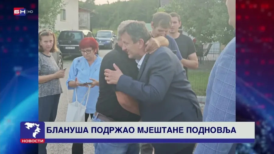 Предсједник Српске демократске странке Бранко Блануша посјетио је Подновље