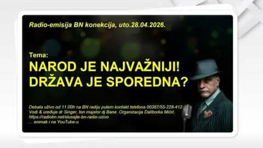 NAROD JE NAJVAŽNIJI! DRŽAVA JE SPOREDNA? || BN KONEKCIJA