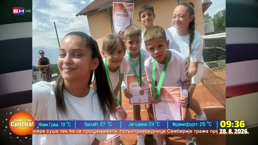 Успјешни млади тенисери Тениског клуба "Ас" из Бијељине