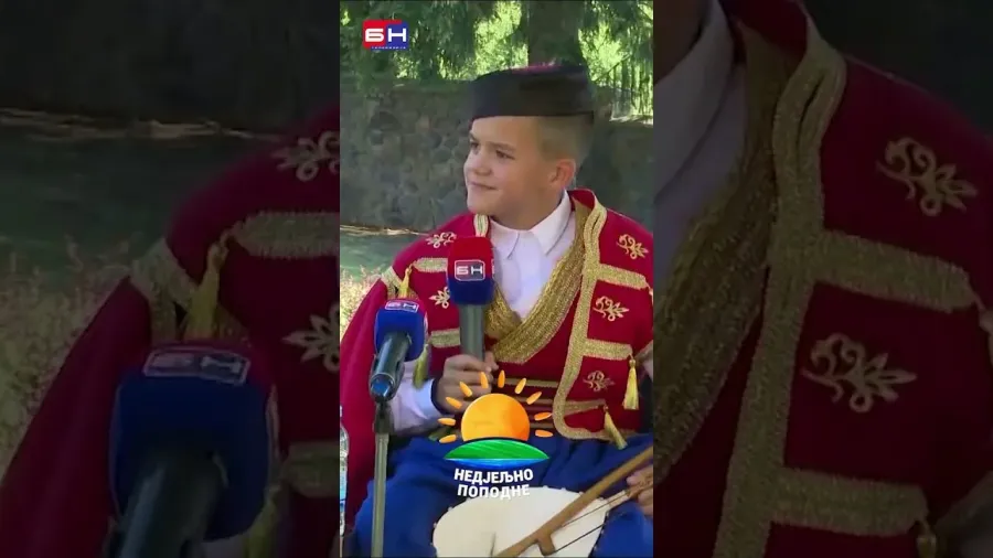 Aleksa Stajić, guslar #bntelevizija #nedjeljnopopodne #bnportal